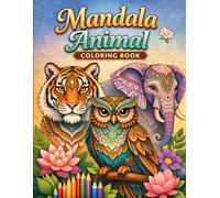 Animal Mandala Coloring Book for Adults: Relaxing and Stress-Relief Designs Featuring Beautiful Animal Mandalas for Mindfulness, Creativity, and Calm