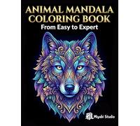 Animal Mandala Coloring Book: From Easy to Expert | 95 Relaxing Animal Designs for Adults