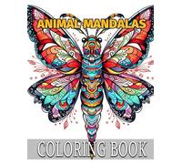Animal Mandalas Coloring Book for Relaxation: Intricate Line Drawings Perfect for Deep Focus and Building a Meditative Coloring Experience Anytime