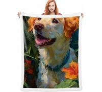 Animal Manta Sofa Invierno, Perro Manta Ponderada 140x200cm Cobijas de Invierno de Sensación de Cachemira, Suave Acogedora Cálida y Esponjosa, Blankets para Sofá y Cama Sillón, Regalo A-4427