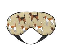 Animal mascota beagle inteligente lindo de dibujos animados, Cubreojos completos Antifaz bloqueador de luz Antifaz para dormir Antifaz suave con los ojos vendados Noche