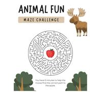 Animal Maze Adventure for Kids - 150 Wild Puzzle Challenges with Solutions: (7.5in x 9.25in - 300 Pages)