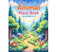 Animal maze book: easy and medium levels