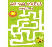 Animal Mazes for Kids: Fun & Educational Maze Activity Book (Ages 4-8) - 40 Pages of Brain-Boosting Fun, Perfect Gift for Young Learners!