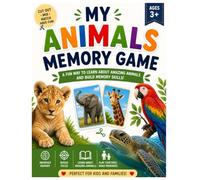 Animal Memory Game for Kids: Cut and Play Activity Book for Toddlers Ages 3-6 | Learn Animals, Improve Memory, and Have Fun Together (Cut & Play Books)