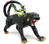 Animal mitológico Black Panther Juguete, modelo animal mitológico, Warcraft Black Panther Juguete, regalos de cumpleaños para niños, modelo animal divino, iluminación temprana, muñecas cognitivas