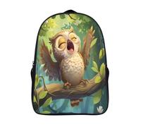 animal mochilas impresos 2 compartimento alta capacidad lindo bostezo de búho mochila deportes al aire libre mochilas escolares de impresos en 3d-16,para adolescentes,adultos safari de senderismo