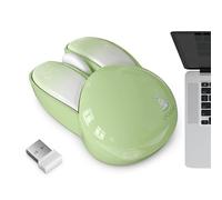Animal Mouse Wireless - Ratón portátil Kawaii, diseño silencioso de 3 teclas, mano ergonómica | Seguimiento suave DPI 1200, uso de escritorio, juegos de computadora, productividad de oficina, tareas d