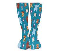 Animal Musical Hombre Mujer Calcetin De Senderismo Antiampollas Calcetin Para Correr Deporte Cómodos Calcetines De Running Para Senderismo Tenis Ciclismo