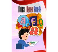 Animal Names Puzzle: Fill in the Missing Letters Fun Quiz for Kids Adults