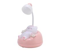 Animal Night Light Night Night Light Mesa Night Table Night Light Light Lindo Cat Forma 3 Amor de Brillo Lámpara de Noche de Animales para el Dormitorio Rosa
