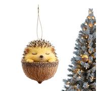Animal Ornaments For Christmas Tree - 2D Acrylic Animal Acorn Decor | Festive Seasonal Pendant For Home Indoor Winter Party, Wall, Window And Farmhouse Display