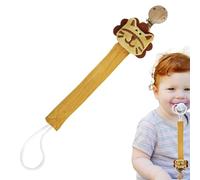 Animal Pacifier Clip - Strap for Care | Cotton Material with Cute Animal Shapes, Anti Lost Rope, Burp Cloth Holder, Nipple Teether Accessory for Kids Home