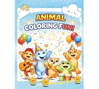 Animal Parade Coloring Book: Whimsical Musical Animals Marching, Dancing, and Playing Instruments | Big & Bold Coloring Pages for Kids Ages 2-8