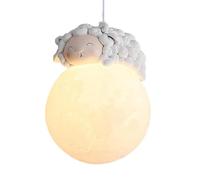 Animal Pendant Light - Bedroom Chandelier, Small Milk White Lamps, 3D Fixture | Children Bedside Nursery Lighting, Home Decor Accessory, Modern Ceiling Lamp, Kids Room Illumination, Cute Nnight light