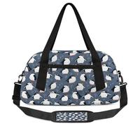Animal Penguin - Bolsas de lona para niños y niñas, ligeras, deportivas, para gimnasio, para niños, para llevar durante la noche, para fin de semana, viajes, baile, PINGÜINO (ANIMAL PENGUIN), 18.5L x