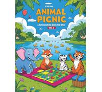 Animal Picnic - A fun coloring book for Kids - Vol 2: The picnic fun continues! Animal Picnic Vol. 2 is packed with 20 brand-new animal picnic scenes ... to color for 4-8 years. Super Fun and Easy.