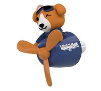 Animal Pilot Car Frainor de aire | Clip difusor de ventilación de automóviles con 2 estantes de recarga | Adorno de perfume de tablero lindo, regalo de decoración del hogar del coche