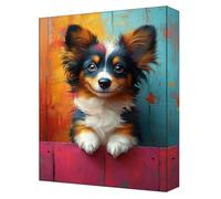 Animal Pintar por Números Adultos perro, DIY Cuadros para Pintar por Números con Acrílicas y Pinceles, Manualidades adultos, Kit Completo de Lienzo 90x120cm, Decoración del Hogar (Sin Marco) G-83