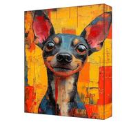 Animal Pintar por Números Adultos perro, DIY Cuadros para Pintar por Números con Acrílicas y Pinceles, Manualidades adultos, Kit Completo de Lienzo 90x120cm, Decoración del Hogar (Sin Marco) G-85