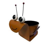 Animal Planter - Cute Snail Home Decor | Snail Metal Flower Pot