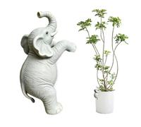 Animal Planter Pot Decoration Resin Garden Statue, Figurine Yard Art | Ideal for Gardens Patio Balcony Terrace Lawn Fence Outdoor Park Plant Pots Enhancement Decor Accent