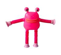 Animal Pop Tubes Fidget Toys, Frog Telescopic Suction Cup Sensory Toy for Educational and Fun Pop Tubes for Boys and Girls, Stress Relief Play