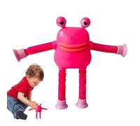 Animal Pop Tubes, Frog-Themed Sensory Fidget Toy, Telescopic Suction Cup Play Tube for Toddler, Educational Stretch Toy for Kids, Boys, Girls, Classroom, Travel, 1 Piece