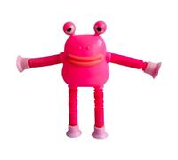 Animal Pop Tubes - PP 14x4x14cm | Pop Tubes Sensory Toy | Frog Popd Tubees Fidget Toys | Telescopic Tube Frog Fidget Toys | Sucker Popd Tube Stretchy Suction Toy For Stress Relief And Creative Play Us