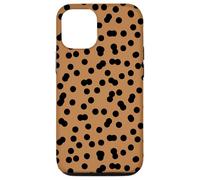 Animal Print Camel and Black Polka Dots Abstract Polkadots Carcasa para iPhone 12/12 Pro