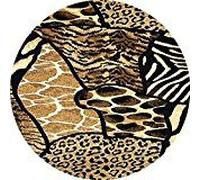 Animal Print Zebra tigre jirafa leopardo marrón personalizado Ronda antideslizante de goma del ratón Pad D 2016