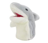 Animal Puppet, Shark Toy, Magenta Light Gray, Soft Plush, Cartoon Glove, Interactive Play, Storytelling Aid, Lightweight, Hand Movement, for Creative Learning, Parent Teacher