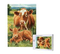Animal Puzzle 1500 Piezas,Rompecabezas Adultos de Madera,Ganado De Las Tierras Altas Puzzles Juegos Divertidos/Relajantes/Desafiantes para Adultos,como Regalo para Amigos y Seres Queridos M-1334