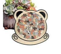 Animal Puzzle, Dog Frame Design Matching Toy, Wooden Colored Animal Jigsaw Puzzle, Ideal For Learning Activities Preschool Boy Girl Youth Adult Elderly Friend