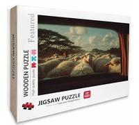 Animal Puzzle Madera, Lindo Puzzle 1000 Piezas Adultos con Compact Box 75x50cm, Rompecabezas Desafiante, Juegos de Rompecabezas Creativos para Hombres Mujeres Adolescente, Regalos para niñas, 3-7312