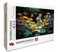 Animal Puzzle Madera, Mariposa Puzzle 1000 Piezas Adultos con Compact Box 75x50cm, Rompecabezas Desafiante, Juegos de Rompecabezas Creativos para Hombres Mujeres Adolescente, Regalos para niñas 3-9232