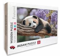 Animal Puzzle Madera, Panda Puzzle 1000 Piezas Adultos con Compact Box 75x50cm, Rompecabezas Desafiante, Juegos de Rompecabezas Creativos para Hombres Mujeres Adolescente, Regalos para niñas, 3-9115