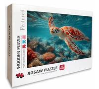 Animal Puzzle Madera, Turtle Puzzle 4000 Piezas Adultos con Compact Box 141x87cm, Rompecabezas Desafiante, Juegos de Rompecabezas Creativos para Hombres Mujeres Adolescente, Regalos para niñas, D-8208