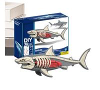 Animal Puzzle - Realistic Interactive Tiger Shark Fun Toy