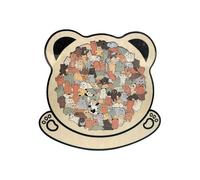 Animal Puzzles - Dog Framed Matching Toy, Wooden Colored Animal Jigsaw Puzzles | For Adult Youth Elderly Friend Preschool Tabletop Home Decor Kindergarten and Others