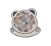 Animal Puzzles - Intricate Wooden Jigsaw Puzzle, Cute Pets Themed Patterns, Natural Wood Material, Irregular Figurine Pieces, Friends Fun Activity, Perfect for Indoor Outdoor Bonding