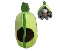 Animal que respira la relajación - Culo de peluche para dormir para relajarse, trasero dormido con luces musicales, peluche de respiración realista para niños y otros