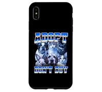 Animal Rescue Perros Gatos Animal Rescatador Adoptar No Compre Carcasa para iPhone XS MAX