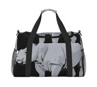Animal Rhino - Bolsa de viaje para fin de semana, para fin de semana, durante la noche, para entrenamiento, deporte, hospital