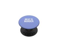 Animal Rights Meat Is Murder for Animal Lovers PopSockets PopGrip Adhesivo