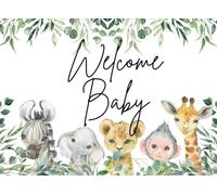 Animal Safari Baby Shower Guest Book