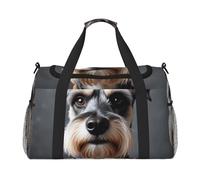 Animal Schnauzer Dog - Bolsa de viaje resistente al agua compacta para deportes, gimnasio y fin de semana para hombres y mujeres