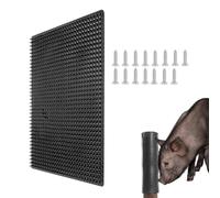 Animal Scratch Pad - Cepillos de ganado para rascar post | Estera de derrame de barra antideslizante | Livestock Scratching Post | Masaje de masaje Limpieza Cepillo-pilar de aseo