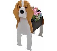 Animal Shaped Flower Pots Dog Planter Plant Pots Succulent Planter with Drainage Hole Plant Pots Can Be Glasses Holder & Pen Holder For Home Office(A)