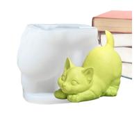 Animal Shaped Soap Molds - Silicone Casting Molds | Epoxy Resin Moulds | Reusable Plaster Moulds for Wedding Home Table Decor, 3D Cat Dog Candle Making Supplies, Silicone Mold for Festive Ornaments